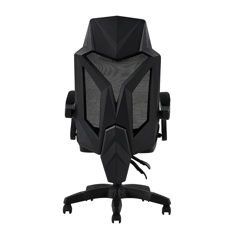 980 Black High-Back Mesh Office Chair with Angular Back Frame - Image 4