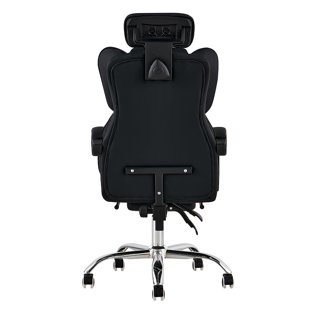 DJ-03 Black High-Back Office Chair with Footrest - Image 4